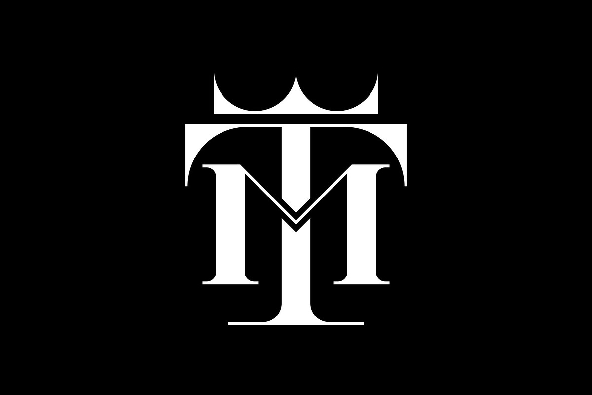 Monogram Letter MT TM Crown Logo, a Branding & Logo Template by Buqancreative (Photo 2 of 2)