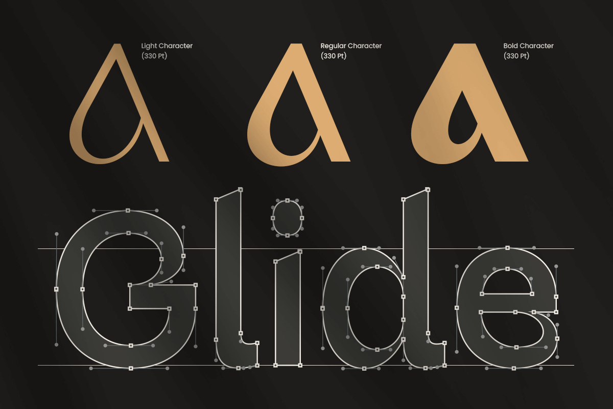 Glide - Modern Logo Luxury Font, a Sans Serif Font by Sensatype (Photo 10 of 14)