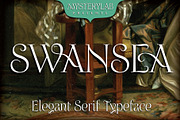 Swansea Font, a Serif Font by Mysterylab Designs (Thumbnail 1 of 9)