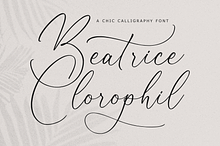 Beatrice Clorophil Chic Calligraphy