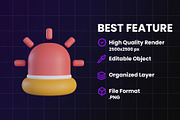 Secure & Protection 3D Icon Pack, an Object Graphic by Artnivora.Std (Thumbnail 2 of 4)