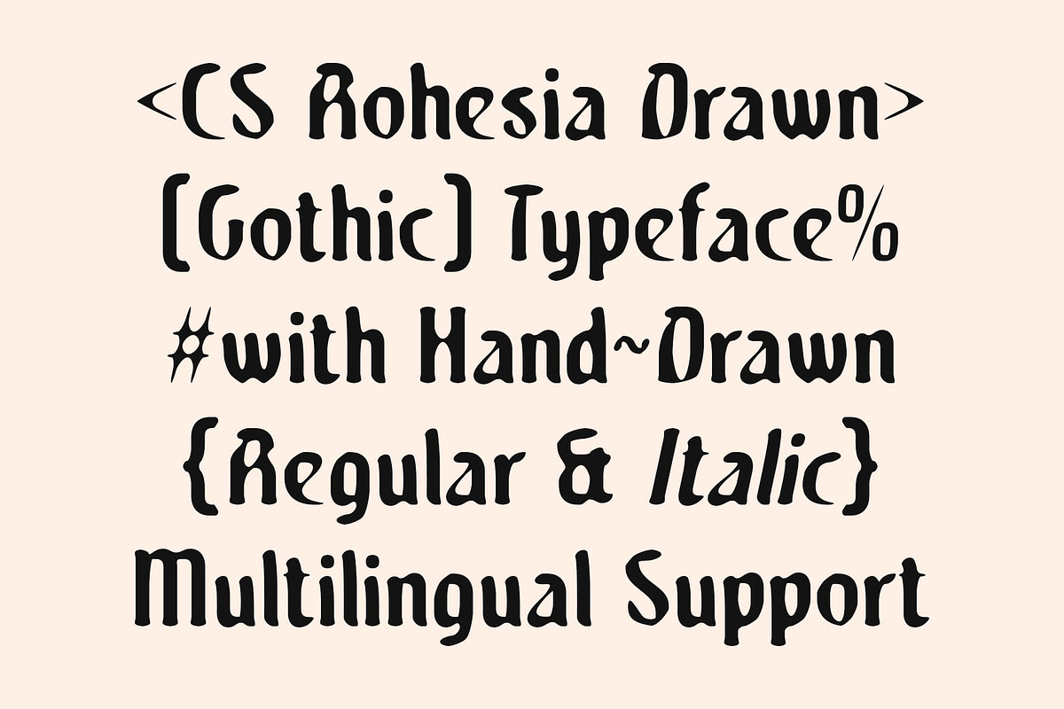 CS Slacker Drawn, a Sans Serif Font by Craft Supply Co. (Photo 3 of 8)