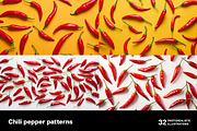 Chili pepper patterns - 32 images, a Food Illustration by Handmadefont (Thumbnail 4 of 11)