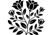 Black Wildflower Bouquet Set, an Object Graphic by jahid234 (Thumbnail 5 of 13)