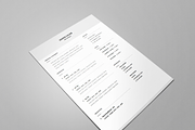 One page Resume CV + cover letter 9, a Resume Template by UX Design Mastery Shop (Thumbnail 2 of 4)