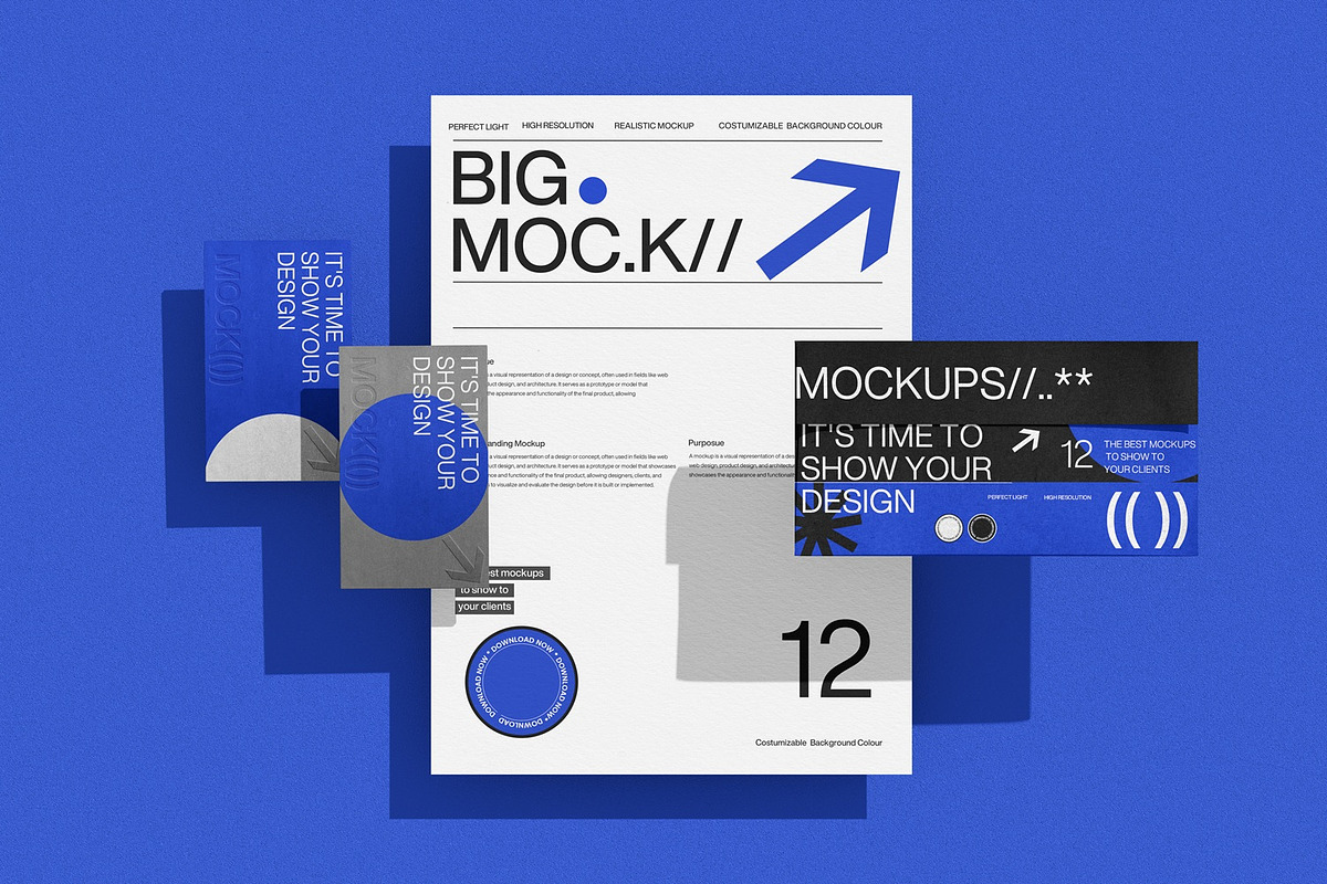 Modern Stationery Branding Mockup Se, an Advertising Mockup by East Gallery (Photo 3 of 14)