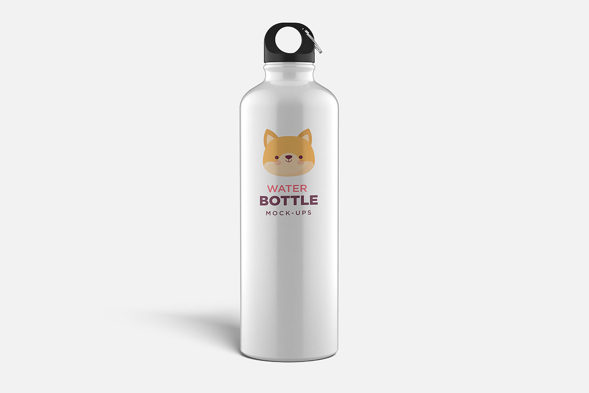Water Bottle Mock-up, a Packaging Mockup by AlkStudio (Photo 2 of 7)