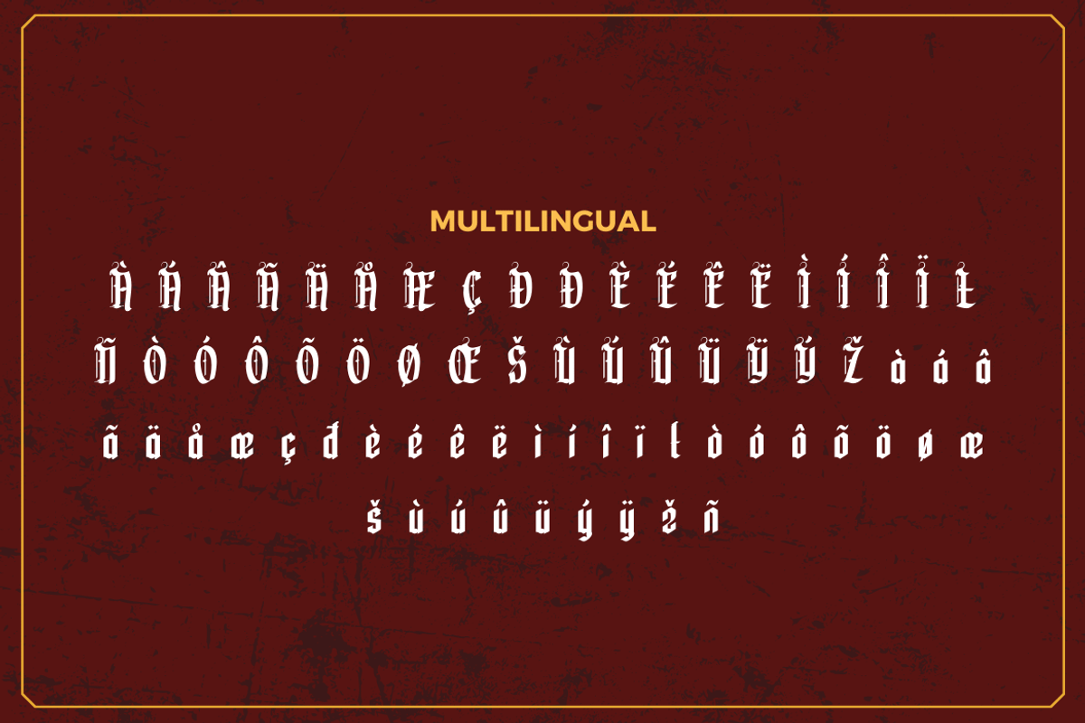 Rengkox, a Blackletter Font by twinstd (Photo 12 of 13)
