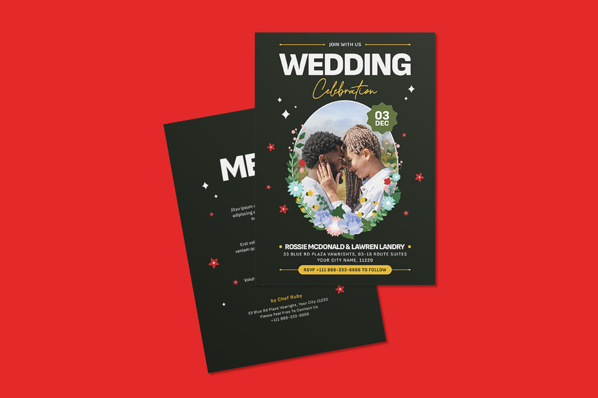 Hilmeraty Wedding Invitation, an Invitation Template by iDoodle Studio (Photo 3 of 4)