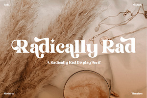 Radically Rad A Display Serif