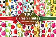 Fruits Seamless Pattern, a Pattern Graphic by Forhadx5 (Thumbnail 1 of 16)
