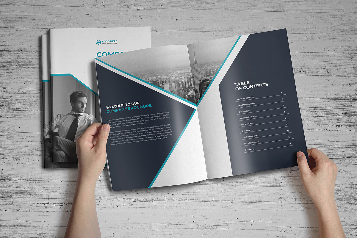 Company Profile Template v2, a Brochure Template by SamiSimply7 (Photo 2 of 7)