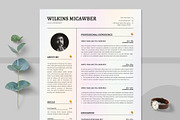 Modern Resume CV Template Design, a Resume Template by PixelStudio (Thumbnail 3 of 3)