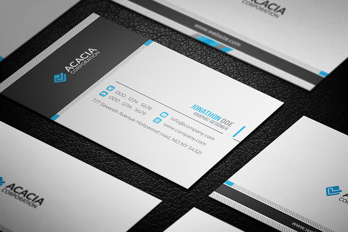 Simple Business Card, a Business Card Template by DesignGhar (Photo 2 of 3)