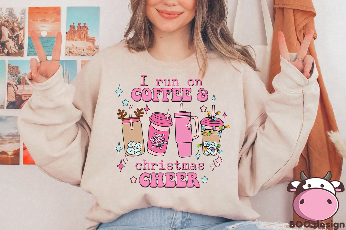 Retro Christmas Coffee PNG Design, a Graphic by Boodesign (Photo 3 of 6)