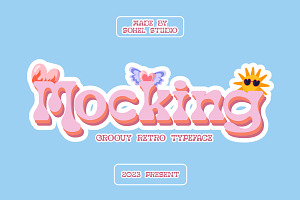 Mocking - Vintage Event Poster Font, a Serif Font by Sohel Studio