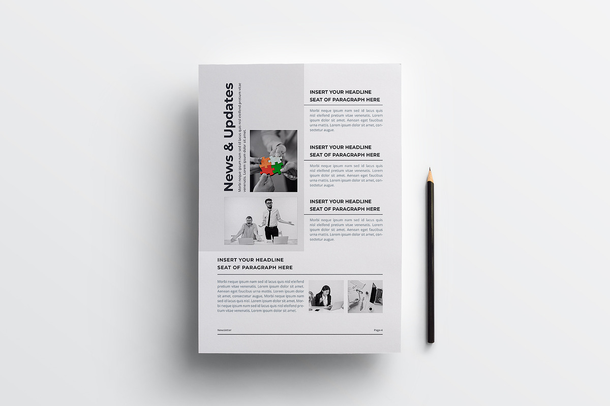 Newsletter | MS Word & Indesign, a Brochure Template by obayes (Photo 8 of 10)