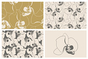 Orchid Flower Seamless Pattern, a Pattern Graphic by Plaid4You (Thumbnail 2 of 10)