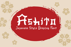 Ashito - Japanese Style Font, a Script Font by Attype
