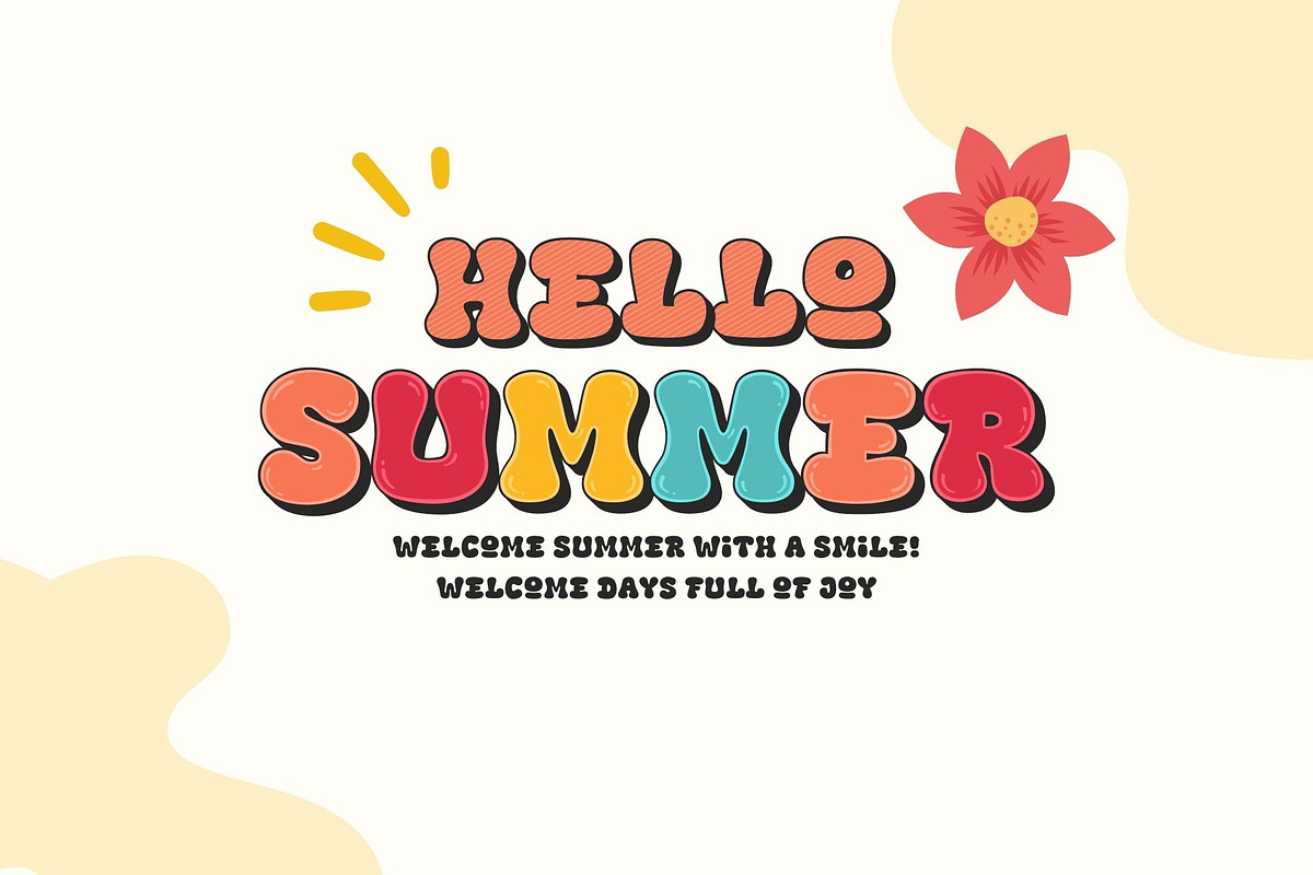 Fox Squish: 4 Font Styles, a Symbol Font by Fox7 By Rattana (Photo 6 of 14)