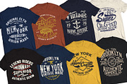 VINTAGE T-SHIRT PRINT VECTOR PACK, an Illustration by MKE Print Lab. (Thumbnail 2 of 2)