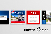 Realtor Instagram Canva Templates, a Social Media Template by Galaxybomb (Thumbnail 9 of 10)