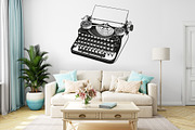 Vintage Typewriter SVG Cut Files., an Object Graphic by Doodle Cloud Studio (Thumbnail 4 of 8)