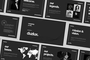 Company Profile Presentation, a Presentation Template by Mighty-Slide