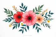 Elegant floral bouquet watercolor, an Illustration by Amazin_art (Thumbnail 4 of 5)