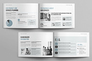 Annual Report Template Landscape, a Brochure Template by E-Type (Thumbnail 12 of 13)