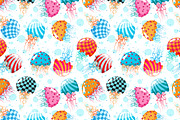 Galactic jellyfish, a Pattern Graphic by SuperNata (Thumbnail 2 of 4)