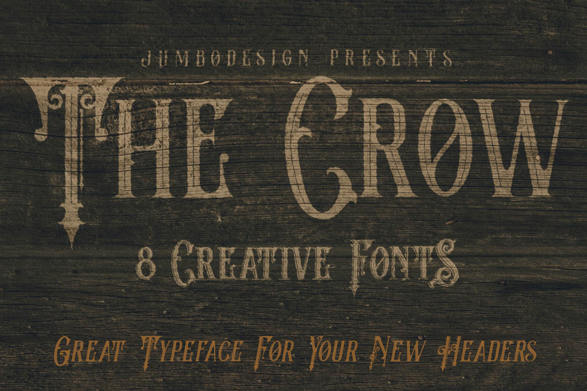The Crow - Vintage Style Font preview 4
