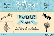 (PSD & PNG) Coniferous Conference, a Texture Illustration by Ed J Brown (Thumbnail 2 of 4)