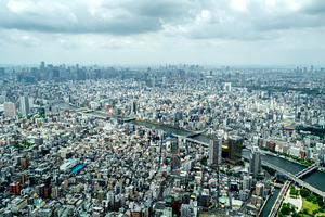 Aerial view of central Tokyo cityscape in Japan, an Architecture Photo by GoodGoods