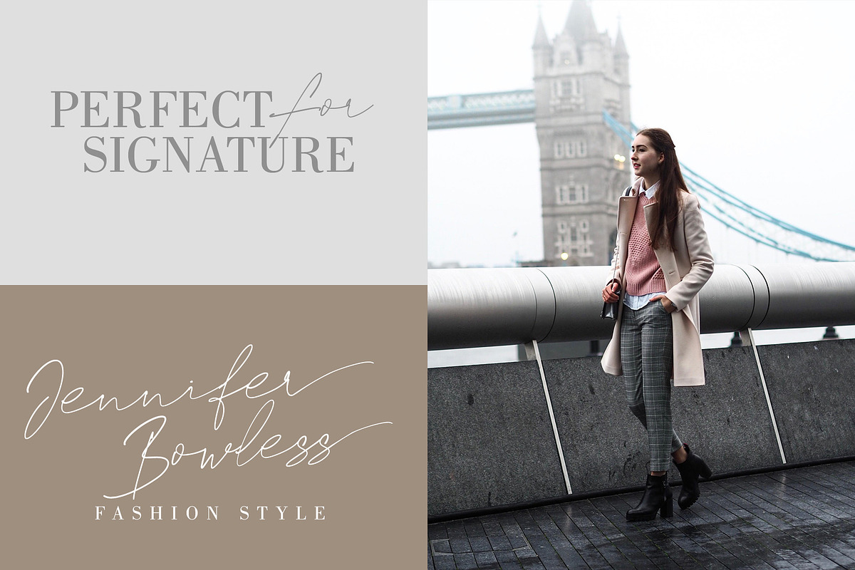Strasbourg | Modern Signature Font preview 7