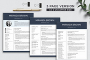 Resume with Photo / CV Template, a Resume Template by Klamp Studio (Thumbnail 4 of 11)