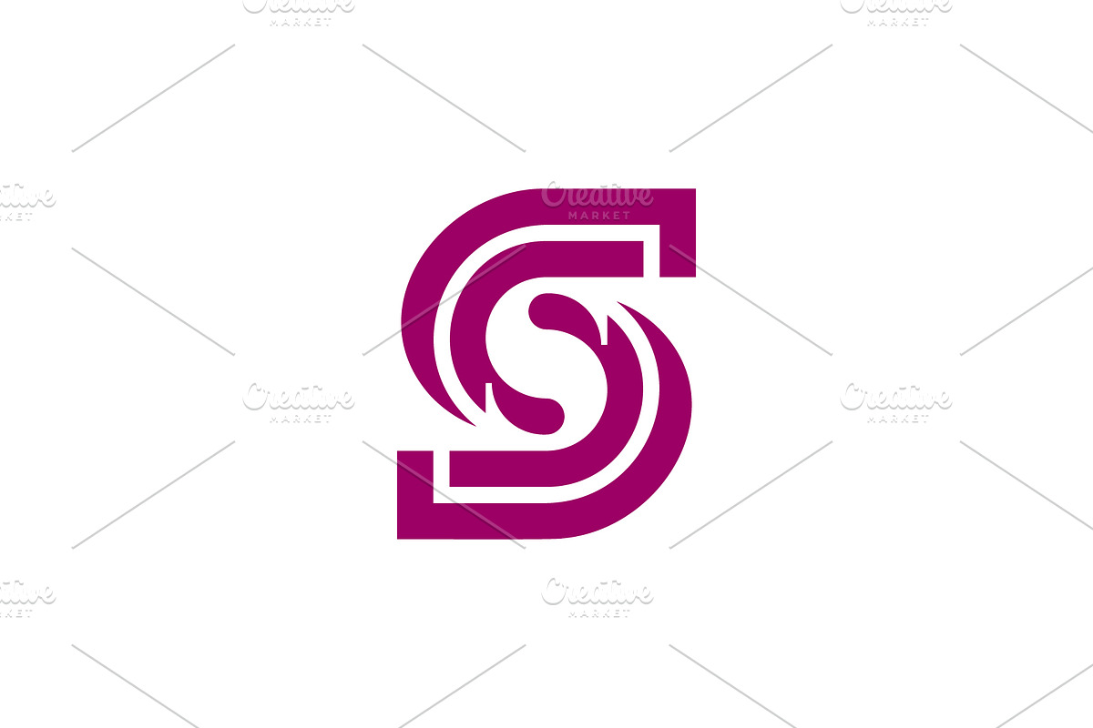 simple and bold letter S or SS logo, a Branding & Logo Template by Rasagama Studio