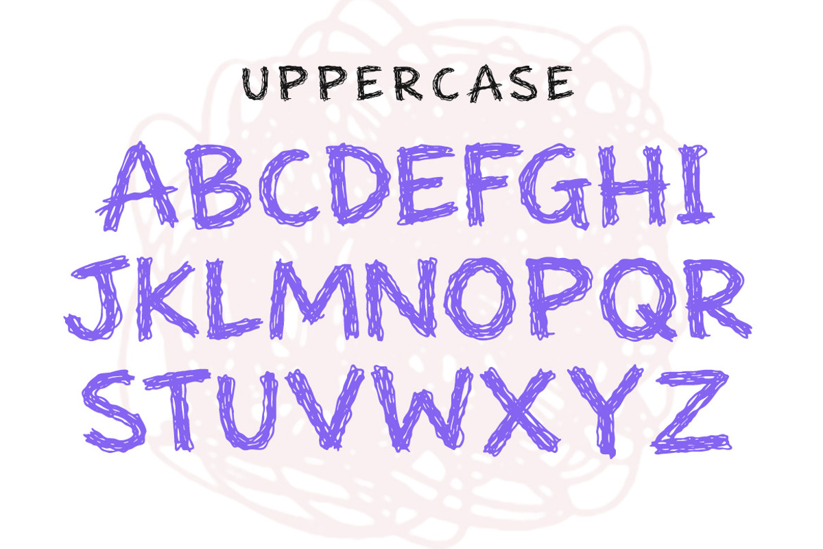 BRUTE SCRATCH – Scribble Display, a Handwritten Font by decographstud (Photo 4 of 7)