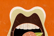 Surreal Mouth, a Healthcare Illustration by StockVerse Creative (Thumbnail 3 of 4)