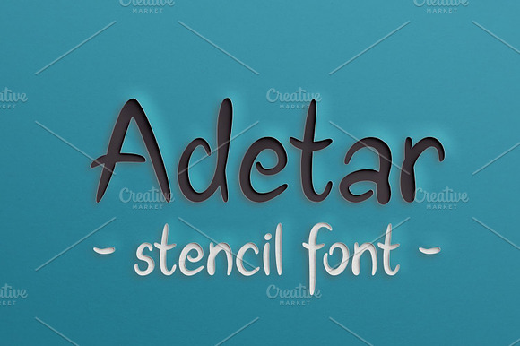 Adetar Stencil preview 8