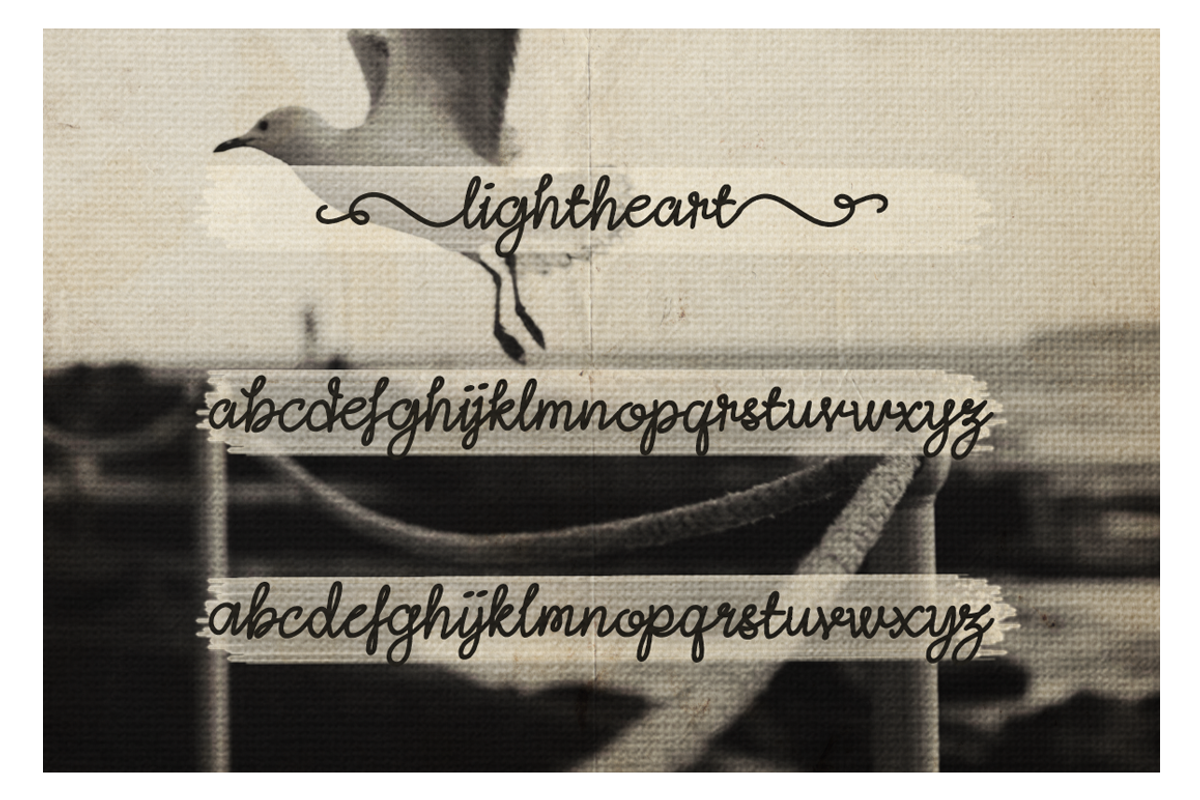 Oh Wonderful, Lightheart-Collection, a Sans Serif Font by The Branded Quotes (Photo 9 of 11)