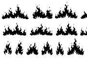 Set of multiple stylized flames, an Object Illustration by Woters little shop (Thumbnail 3 of 7)
