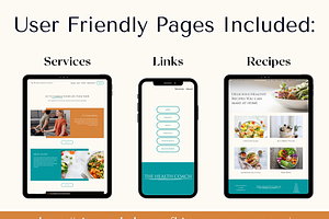 Health Coach Squarespace Template