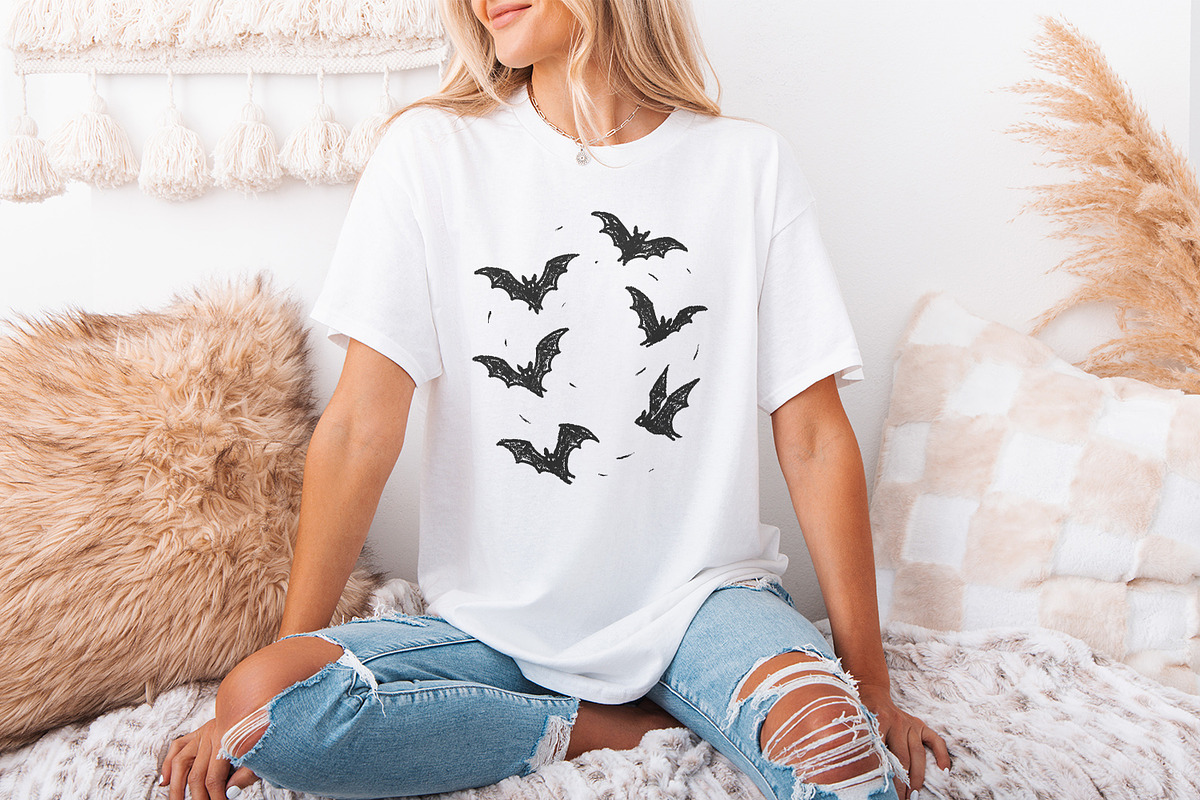 Minimal Flying Bats PNG, Spooky, an Illustration by SharpMarketplace (Photo 3 of 9)