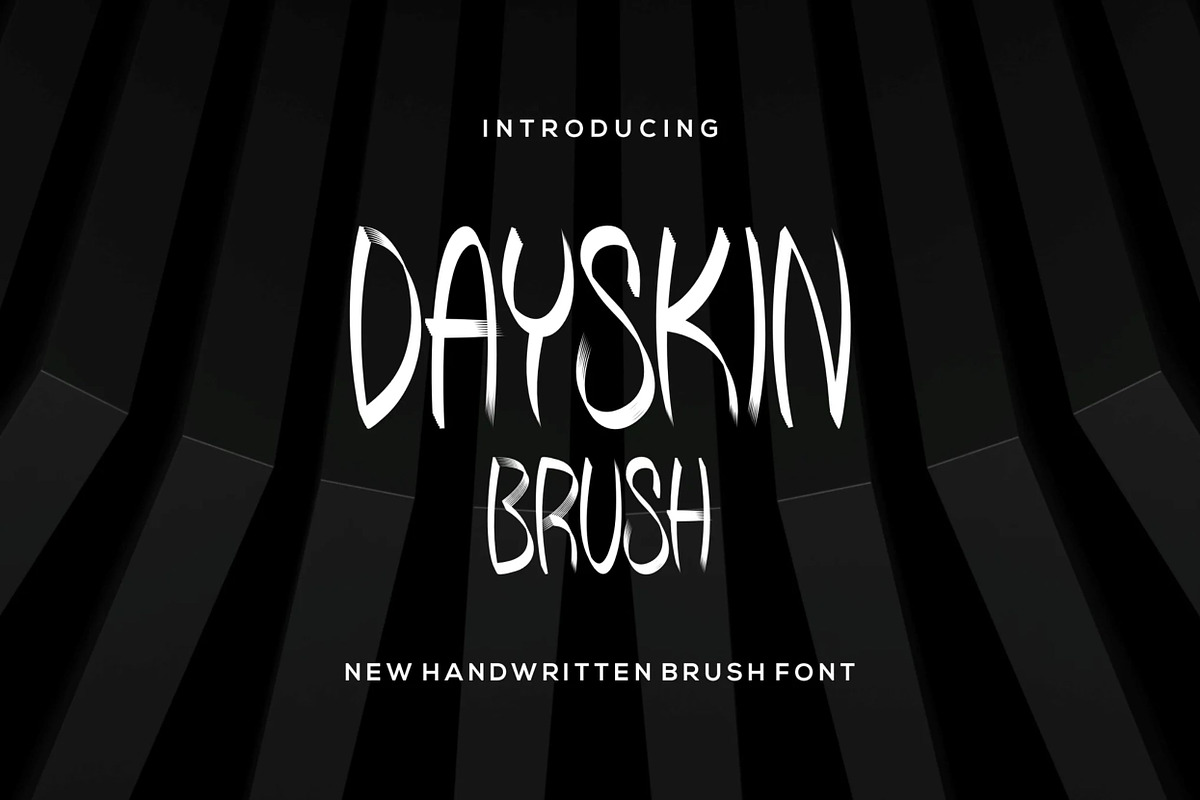 DayskinBrush, a Handwritten Font by Auliacreative (Photo 1 of 4)