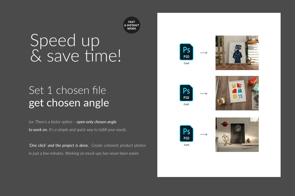 Artwork / Frames on Scenes Mock-ups, a Household Mockup by BlackMocca (Photo 2 of 18)