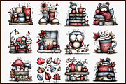 Watercolor Cozy Fall Clipart Bundle, an Illustration by Sublimation Artist (Thumbnail 3 of 6)