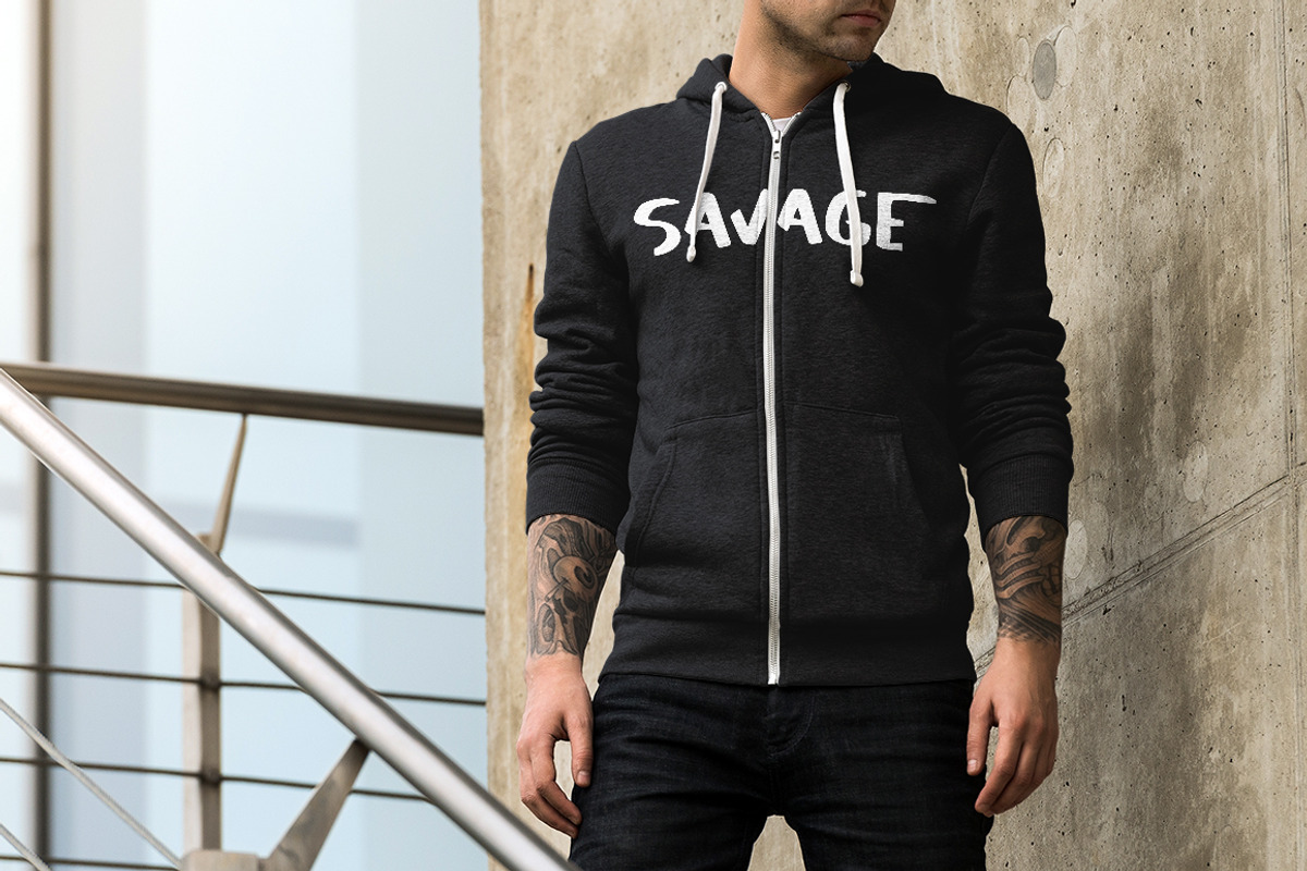 SAVAGE duo script font preview 8