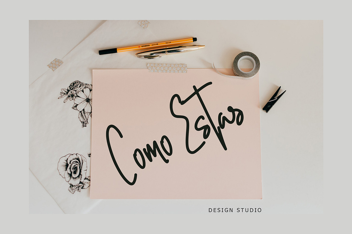 Justtony Playful Script Font preview 7