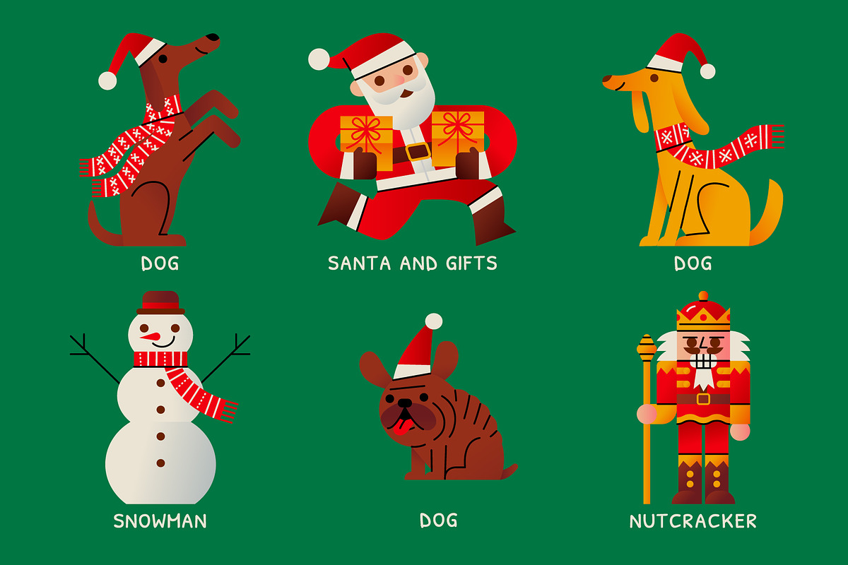 66 Christmas Design Elements, a Food Illustration by monkik (Photo 12 of 16)